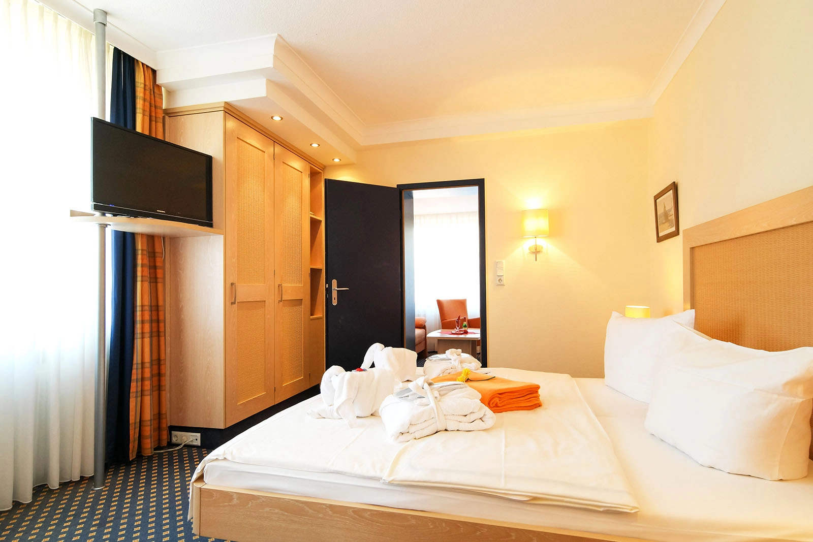 Studios-Familienurlaub-am-Meer-Strand-Sahlenburg-Cuxhaven-Hotel-Kleine-Perle
